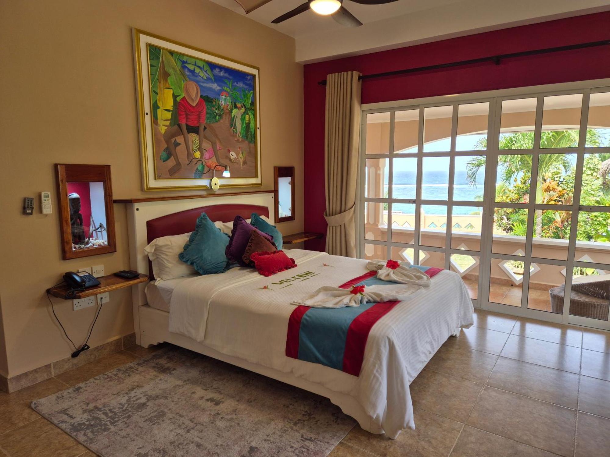 Au Fond De Mer View Apartment Anse Royale Exterior photo